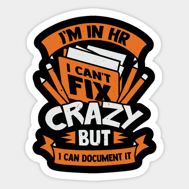 Funny Human Resources Job HR Specialist Gift Sticker by Dolde08